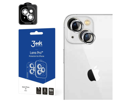 Szkło i folia ochronna 3MK Lens Protection Pro do iPhone 15 Silver 5903108528627